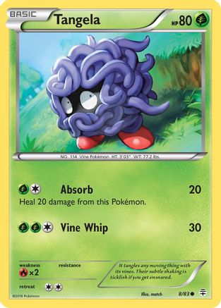 Tangela (8)/83 Common Reverse Holofoil