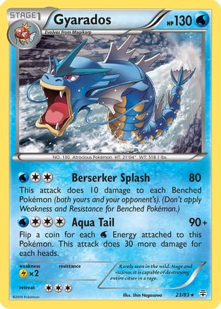 Gyarados (23)/83 Rare Reverse Holofoil