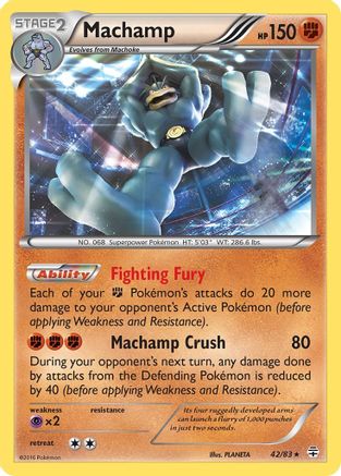 Machamp (42)/83 Holo Rare Reverse Holofoil