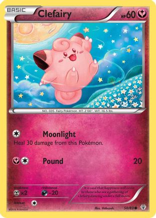 Clefairy (50)/83 Common Reverse Holofoil