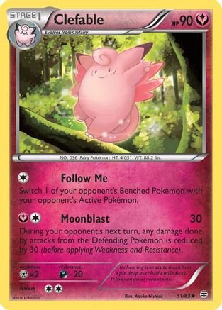 Clefable (51)/83 Uncommon