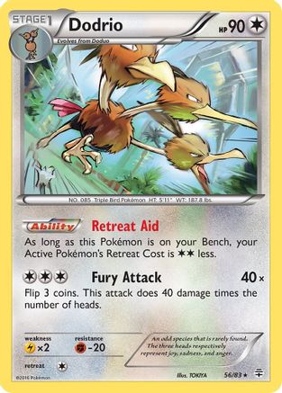 Dodrio (56)/83 Rare Reverse Holofoil