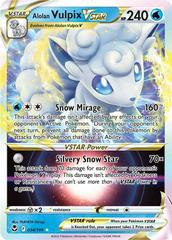 Alolan Vulpix VSTAR #34 Pokemon Silver Tempest