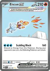 Eiscue ex #222 Pokemon Obsidian Flames