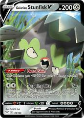 Galarian Stunfisk V #128 Pokemon Darkness Ablaze