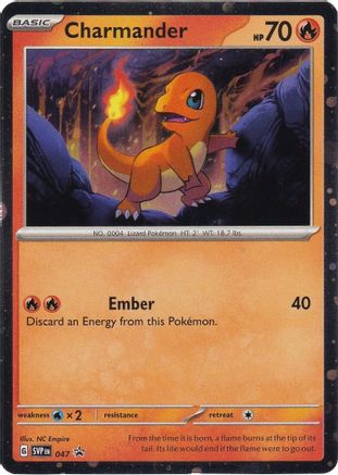 Charmander - 047 (Cosmos Holo) (47) Promo Holofoil