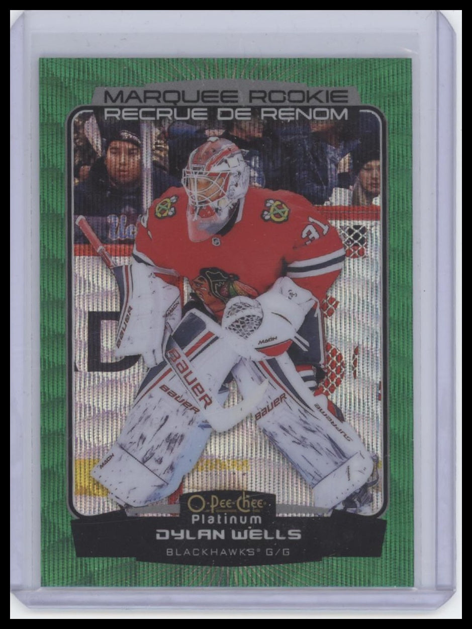 2022-23 O-Pee-Chee Platinum #279 Dylan Wells Emerald Surge #/10