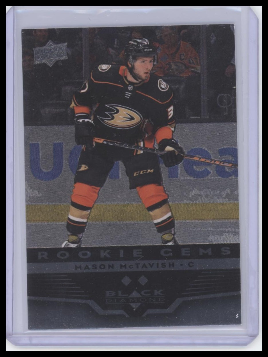 2021-22 Upper Deck #BD-25 Mason McTavish 2005-06 Black Diamond Retro