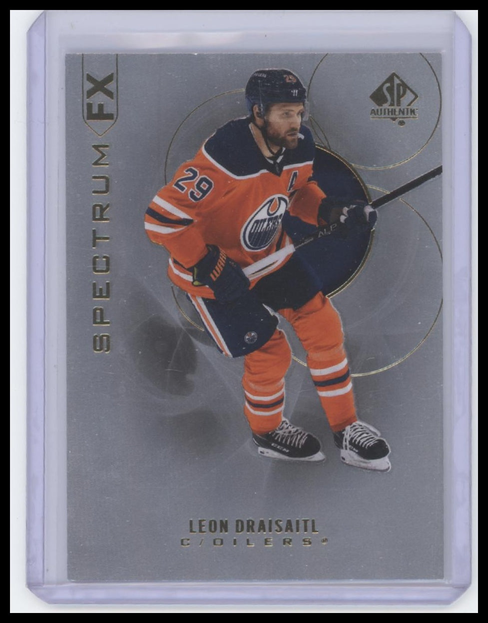 2020-21 SP Authentic #S-20 Leon Draisaitl Spectrum FX