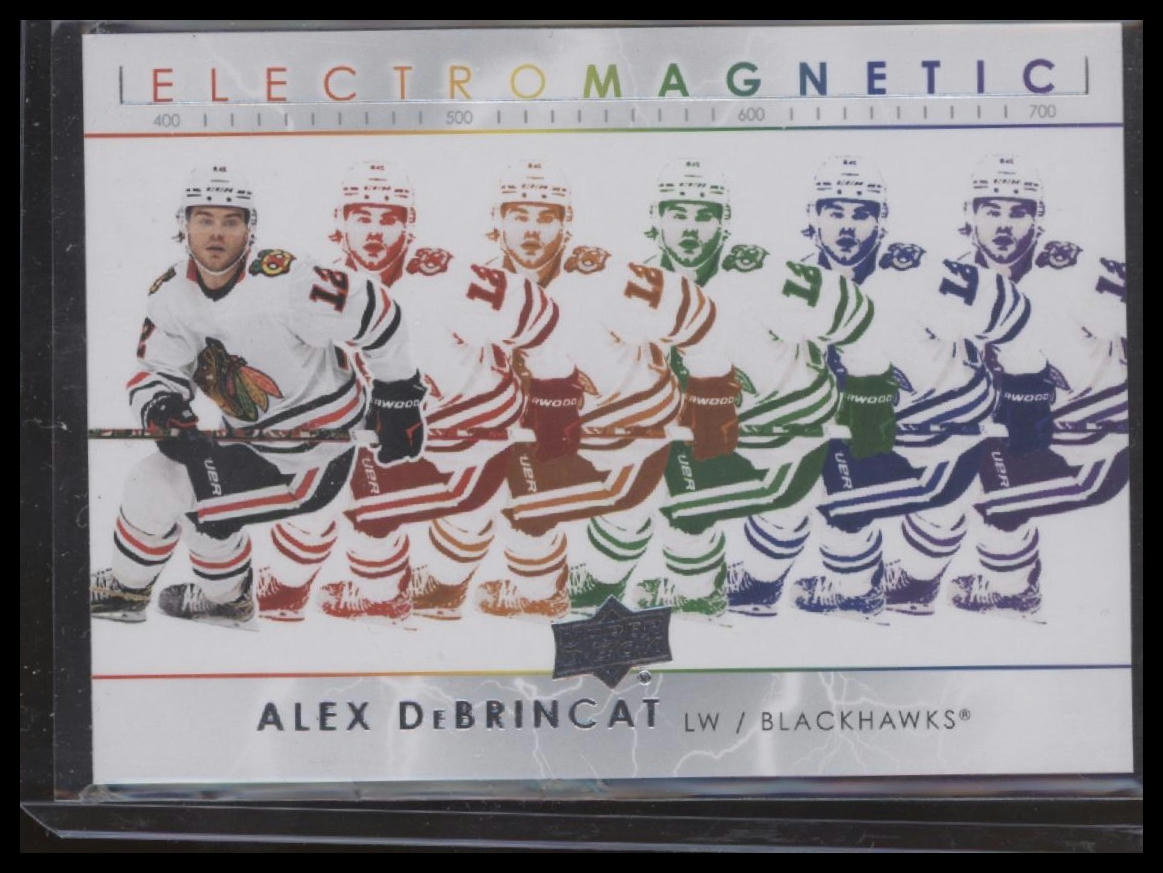 2021-22 Upper Deck #EM-20 Alex DeBrincat Electromagnetic