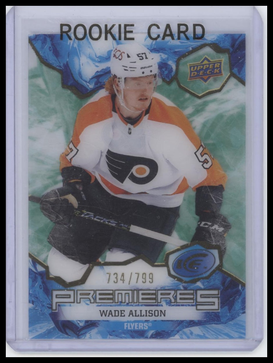 2021-22 Upper Deck Ice #206 Wade Allison Green #/799