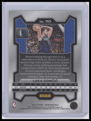 2023-24 Panini Prizm #110 Luka Doncic