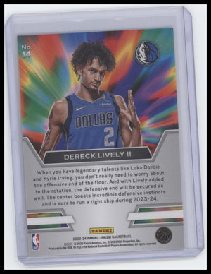 2023-24 Panini Prizm #14 Dereck Lively II Instant Impact