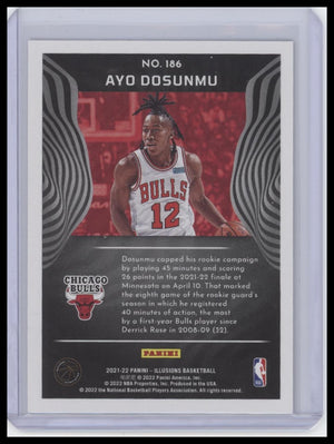 2021-22 Panini Illusions #186 Ayo Dosunmu