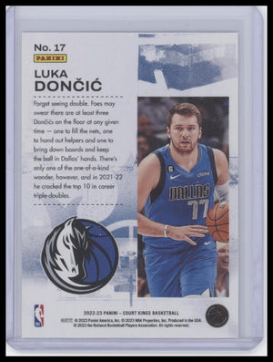 2022-23 Panini Court Kings #17 Luka Doncic Double Exposure