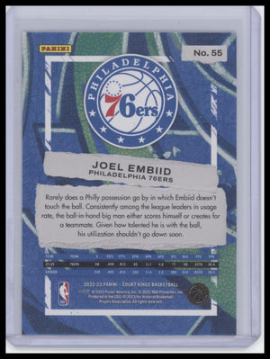 2022-23 Panini Court Kings #55 Joel Embiid