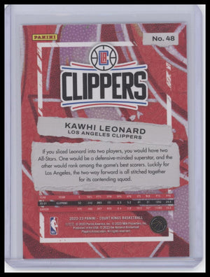 2022-23 Panini Court Kings #48 Kawhi Leonard