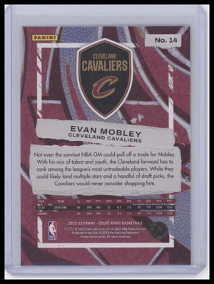 2022-23 Panini Court Kings #14 Evan Mobley