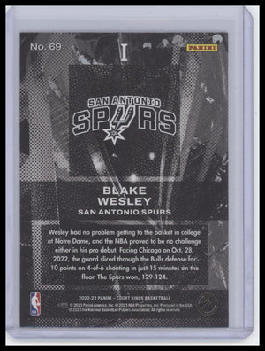 2022-23 Panini Court Kings #69 Blake Wesley