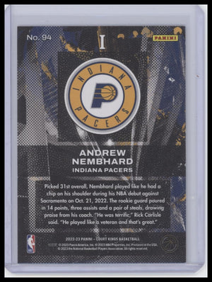 2022-23 Panini Court Kings #94 Andrew Nembhard