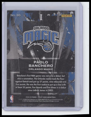 2022-23 Panini Court Kings #86 Paolo Banchero