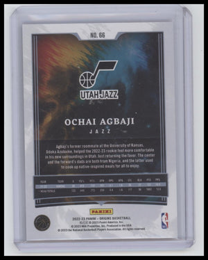 2022-23 Panini Origins #66 Ochai Agbaji