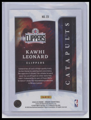 2022-23 Panini Origins #23 Kawhi Leonard Catapults