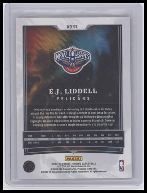 2022-23 Panini Origins #97 E.J. Liddell Pink #/60