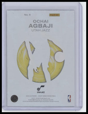 2022-23 Panini Court Kings #6 Ochai Agbaji Acetate Rookies