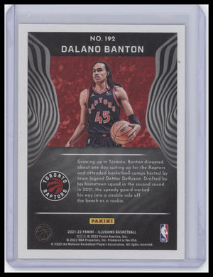 2021-22 Panini Illusions #192 Dalano Banton