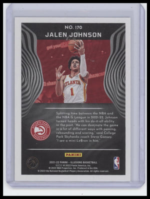 2021-22 Panini Illusions #170 Jalen Johnson