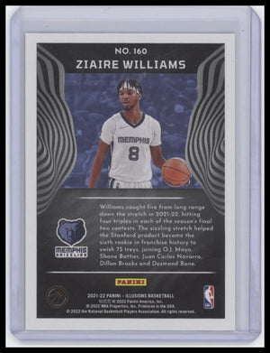 2021-22 Panini Illusions #160 Ziaire Williams