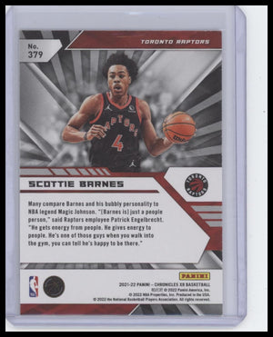 2021-22 Panini Chronicles #379 Scottie Barnes