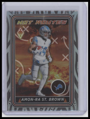 2023 Panini Phoenix #HR-3 Amon-Ra St. Brown Hot Routes