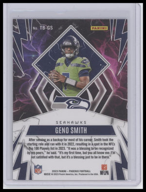 2023 Panini Phoenix #TB-GS Geno Smith Thunderbirds