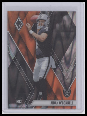 2023 Panini Phoenix #122 Aidan O'Connell Orange Seismic #/99