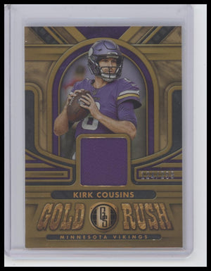 2023 Panini Gold Standard #GR-KC Kirk Cousins Gold Rush #/299