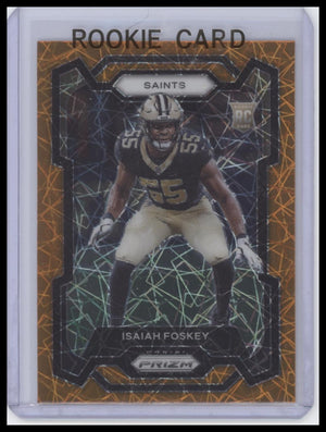 2023 Panini Prizm #373 Isaiah Foskey Lazer