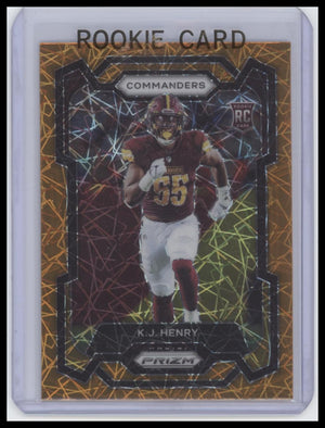 2023 Panini Prizm #400 K.J. Henry Lazer