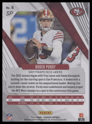 2023 Panini Phoenix #6b Brock Purdy