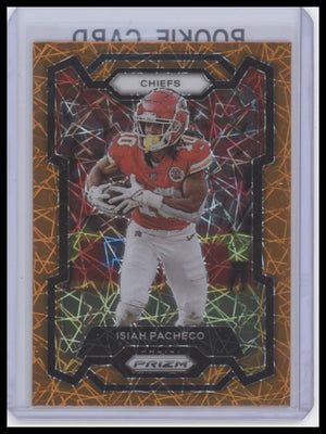 2023 Panini Prizm #144 Isiah Pacheco Lazer