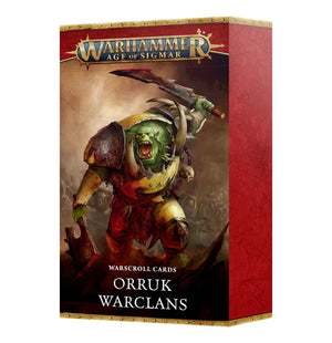 Warhammer - Age of Sigmar; Warscroll Cards; Orruk Warclans