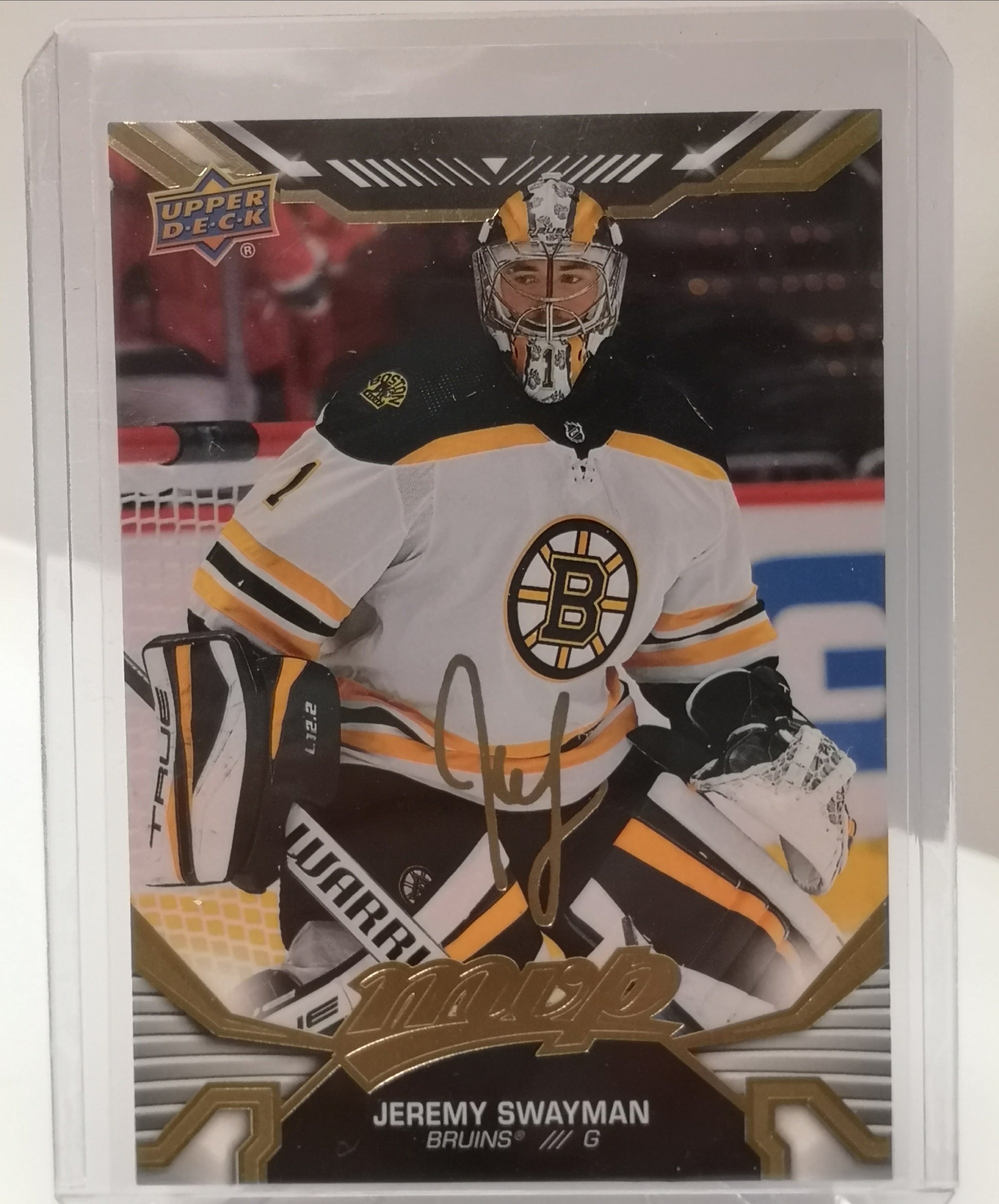 Jeremy Swayman #67 Upper Deck 2022-23 MVP Hockey