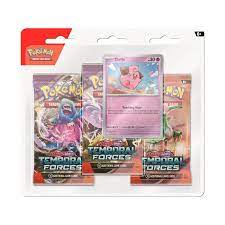 Pokemon SV05 Temporal Forces 3 Pack Blister -Cleffa LIM 3