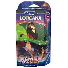 Disney Lorcana Shimmering Skies Starter Deck -Emerald & Steel