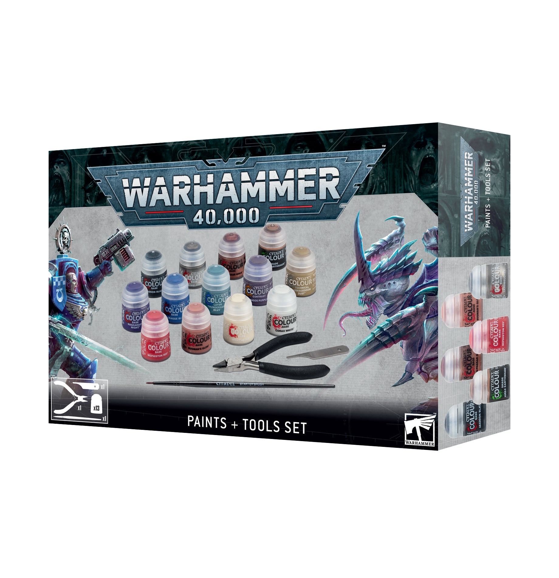 Warhammer- 40K Paints and Tools Set