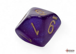 Borealis 7 Die Set Mega-Hedrals  Purple/Gold Luminary