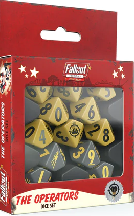 Fallout Fraction Dice Set The Operators