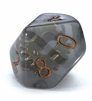 Inclusion Dice Steampunk