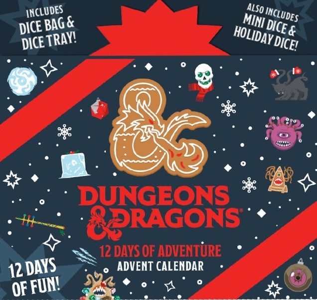 DND Advent 12 Dice Adventure Calendar